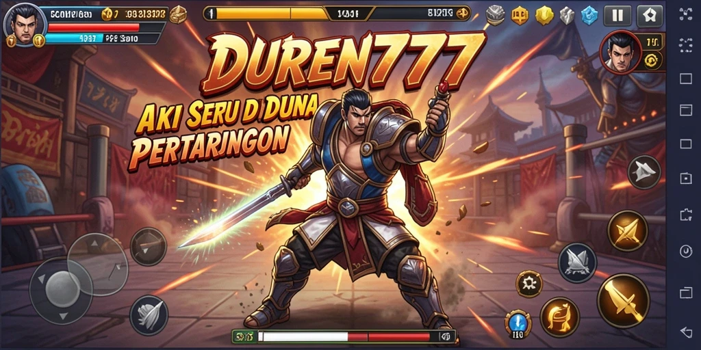 Screenshot aksi seru DUREN777 dengan pertarungan yang mendebarkan.