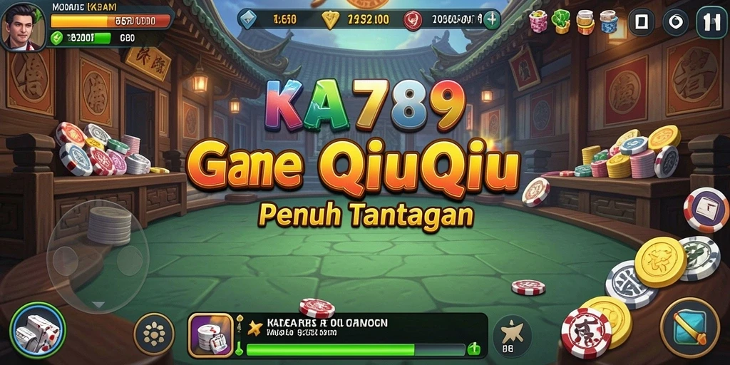 Screenshot KA789 menampilkan momen seru dalam permainan QiuQiu.